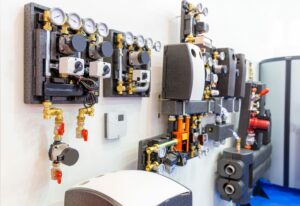 Modular block of heating system
